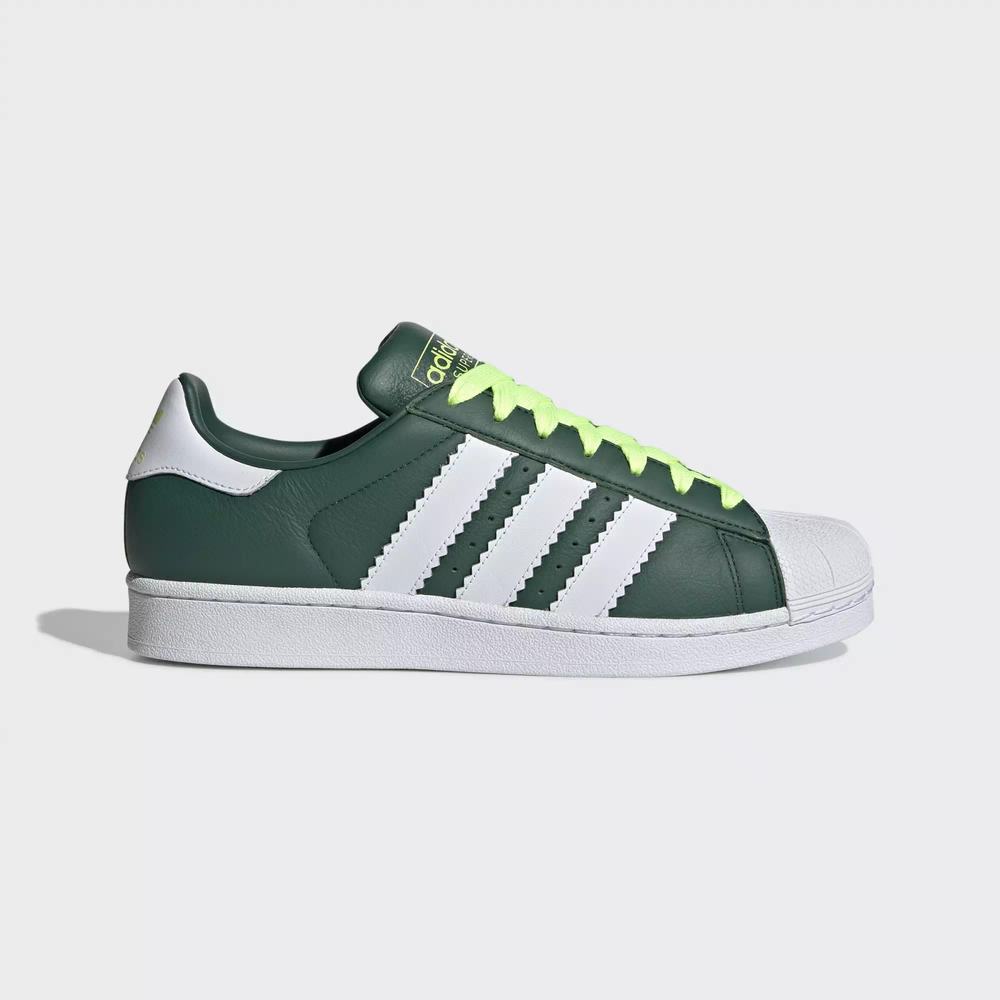 Adidas Superstar Tenis Verdes Para Hombre (MX-96831)